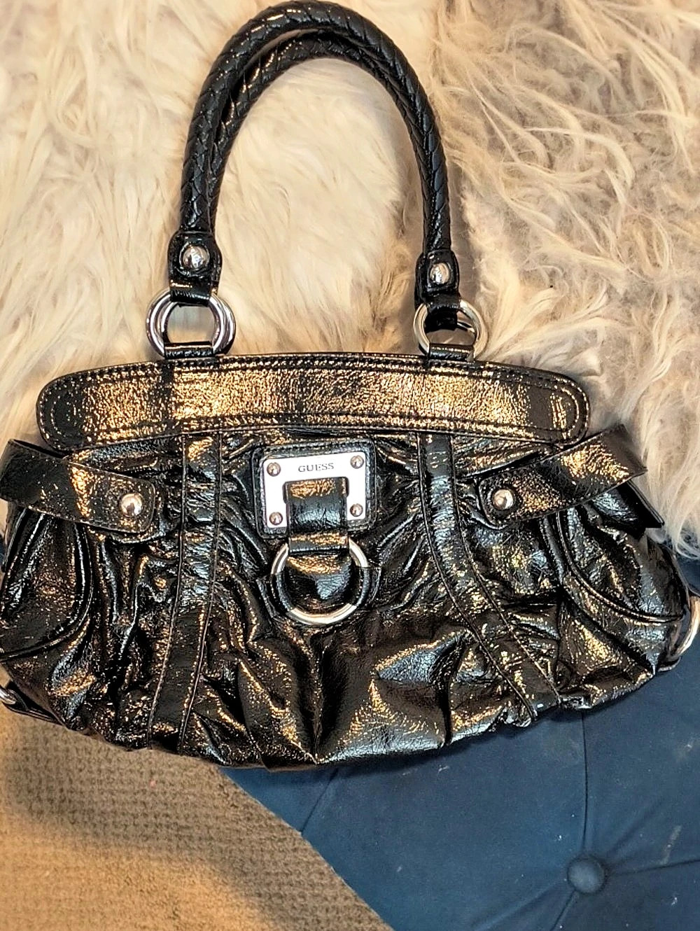 GUESS Black Shoulder Bag